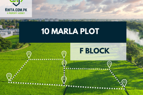 10 Marla Plot For Sale In Citi Housing Society Sialkot F Block Near To Main Boulevard