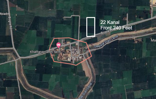 22 Kanal Agricultural Land For Sale In Sialkot